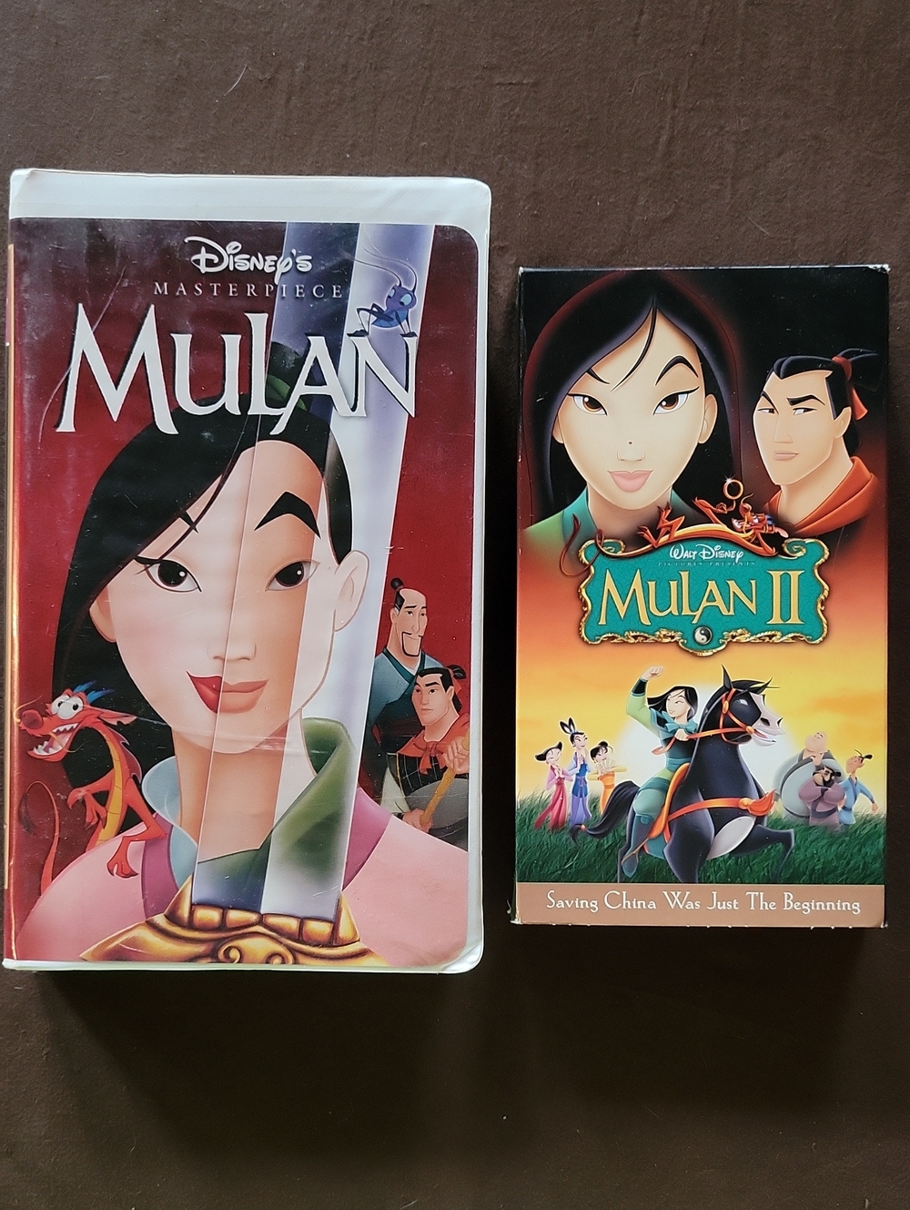 Disney Mulan VHS Set - Red and Green Cover Artwork